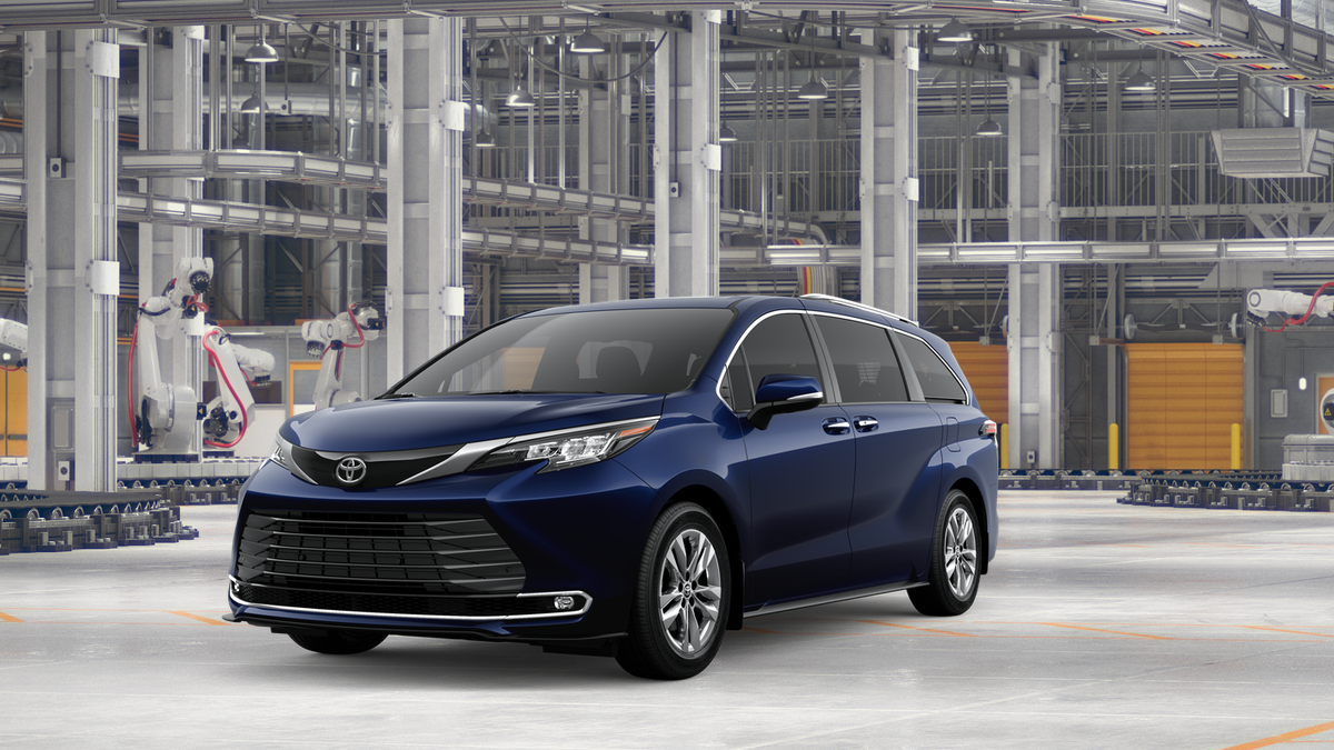 Blueprint 2026 Toyota Sienna Minivan All-Wheel Drive Continuously Variable Transmission