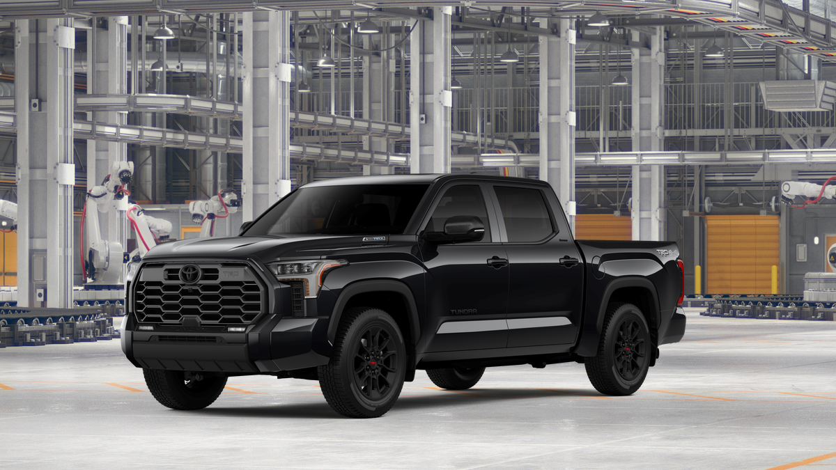 Midnight Black Metallic 2026 Toyota Tundra Hybrid Pickup Truck Four-Wheel Drive Automatic