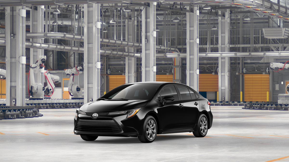 Midnight Black Metallic 2026 Toyota Corolla Sedan Front-Wheel Drive Continuously Variable Transmission