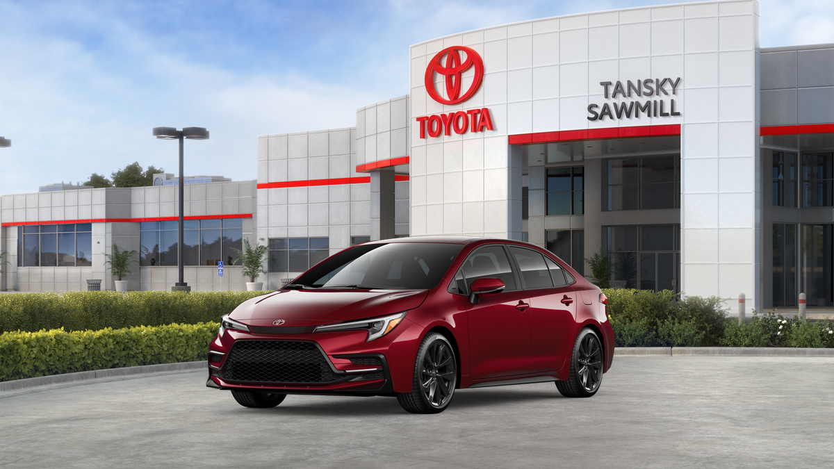 Red (Ruby Flare Pearl [Extra_Cost_Color]) 2026 Toyota Corolla Sedan Front-Wheel Drive Continuously Variable Transmission