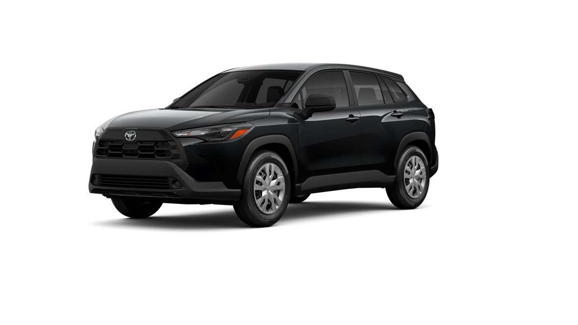 Jet Black 2026 Toyota Corolla Cross SUV / Crossover All-Wheel Drive Continuously Variable Transmission