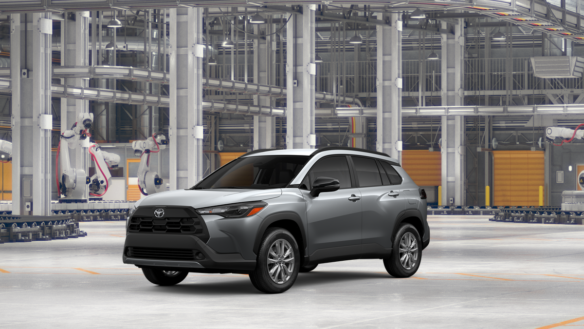 Sonic Silver 2026 Toyota Corolla Cross SUV / Crossover Front-Wheel Drive Continuously Variable Transmission