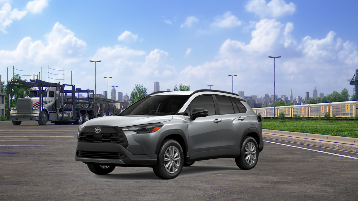 Sonic Silver 2026 Toyota Corolla Cross SUV / Crossover Front-Wheel Drive Continuously Variable Transmission
