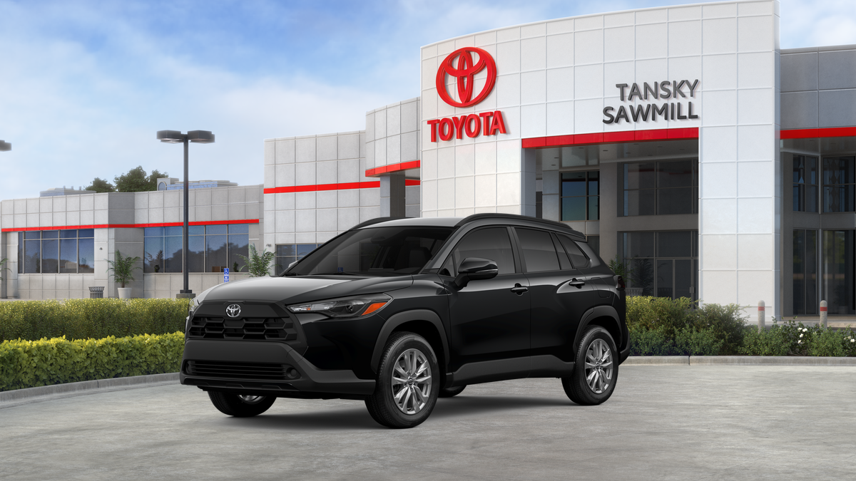 Jet Black 2026 Toyota Corolla Cross SUV / Crossover All-Wheel Drive Continuously Variable Transmission