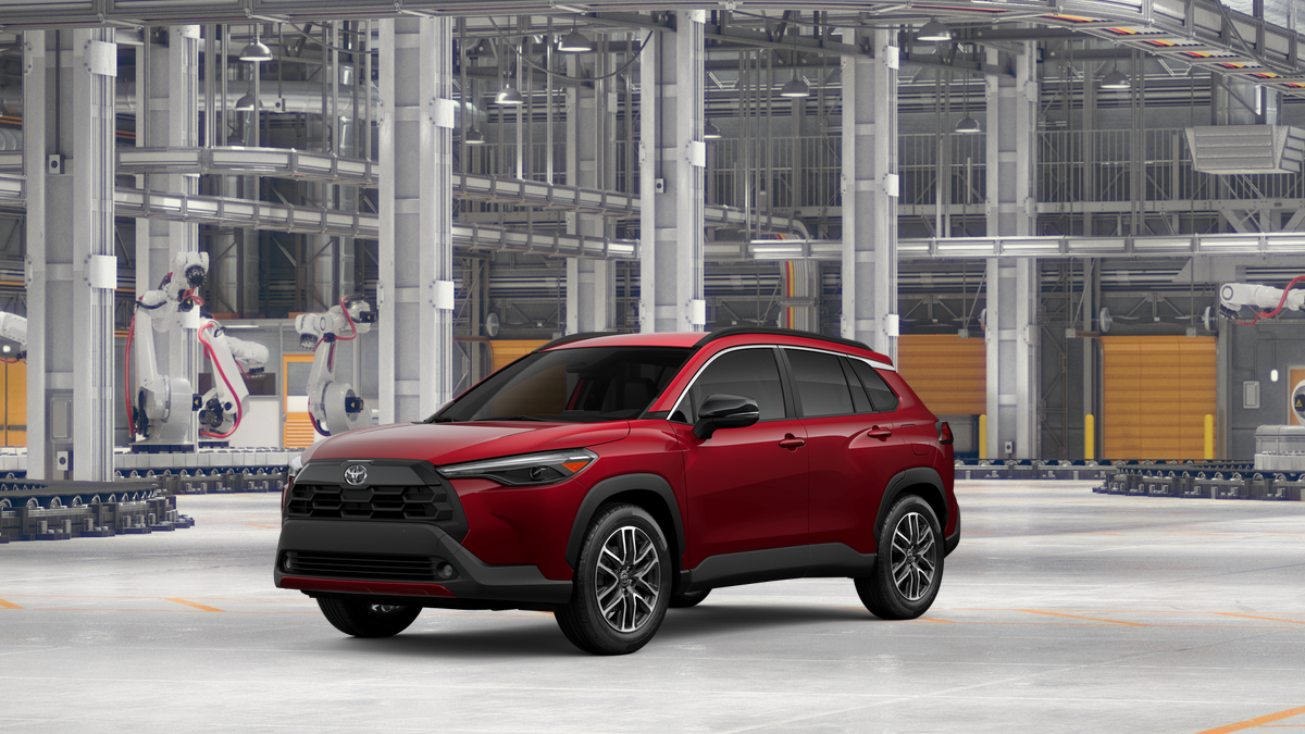 Soul Red Crystal [Soul_Red] [Extra_Cost_Color] 2026 Toyota Corolla Cross SUV / Crossover All-Wheel Drive Continuously Variable Transmission