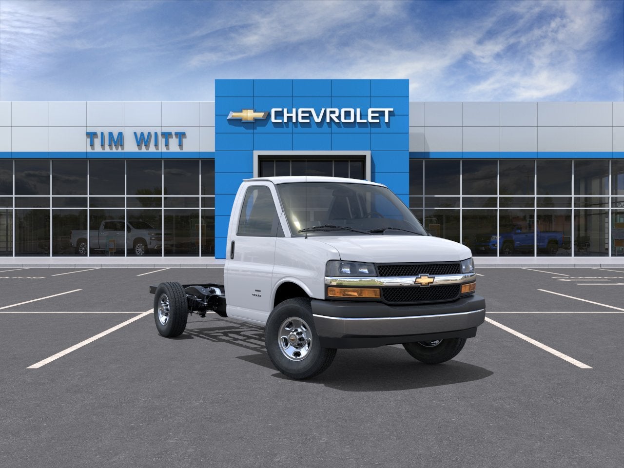 Summit White 2026 Chevrolet Express Chassis Van Rear-Wheel Drive Automatic