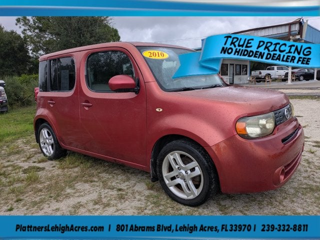 Scarlet Red Metallic 2010 Nissan Cube Wagon Front-Wheel Drive Continuously Variable Transmission