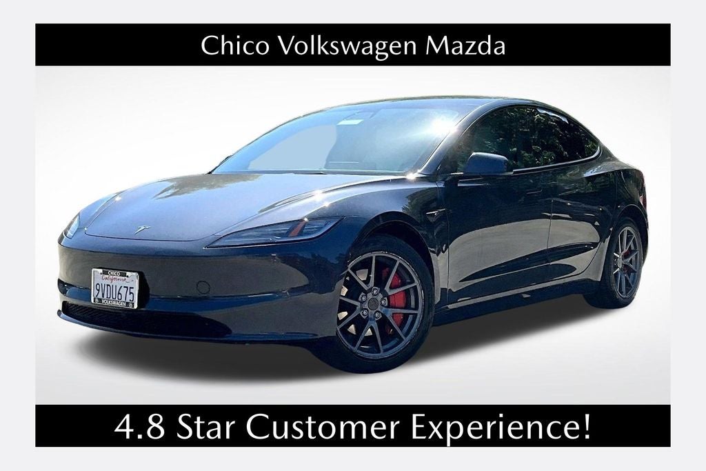 Gray 2024 Tesla Model 3 Sedan Rear-Wheel Drive 1-Speed Automatic
