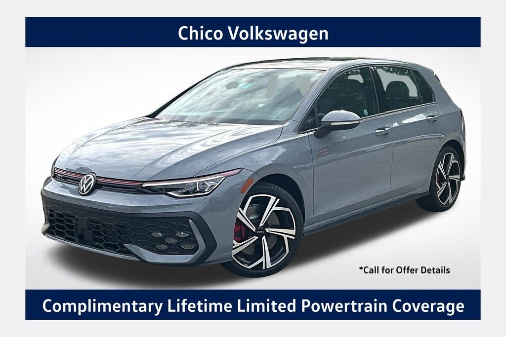 Moonstone Gray 2026 Volkswagen Golf GTI Hatchback Front-Wheel Drive 7-Speed Dual Clutch