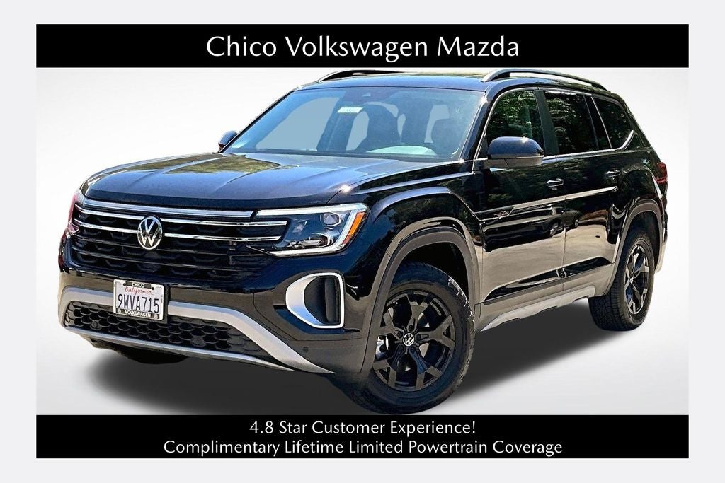 Deep Black 2026 Volkswagen Atlas SUV / Crossover All-Wheel Drive 8-Speed Automatic