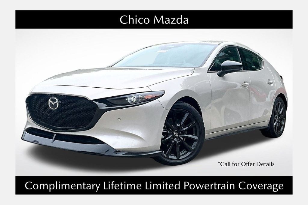 Gray (Platinum Quartz Metallic) 2026 Mazda MAZDA3 Hatchback All-Wheel Drive Automatic