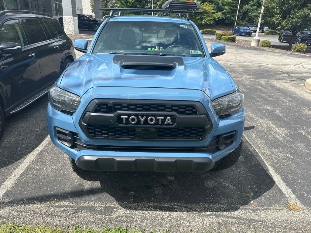 Cavalry Blue 2018 Toyota Tacoma Pickup Truck Four-Wheel Drive 6-Speed Automatic