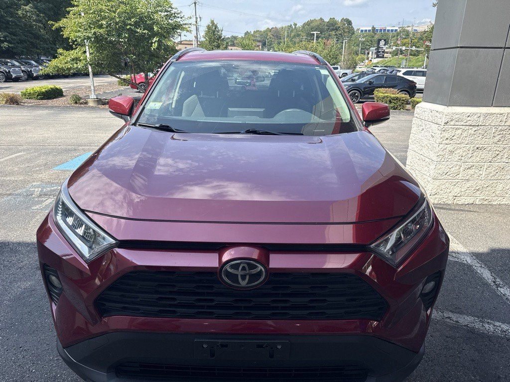 Red (Ruby Flare Pearl) 2019 Toyota RAV4 SUV / Crossover Front-Wheel Drive 8-Speed Automatic