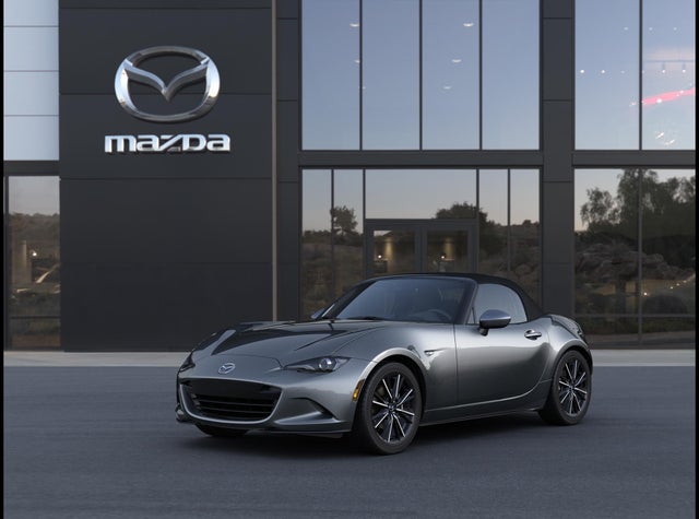 Machine Gray Metallic 2026 Mazda MX-5 Miata Convertible Rear-Wheel Drive Manual
