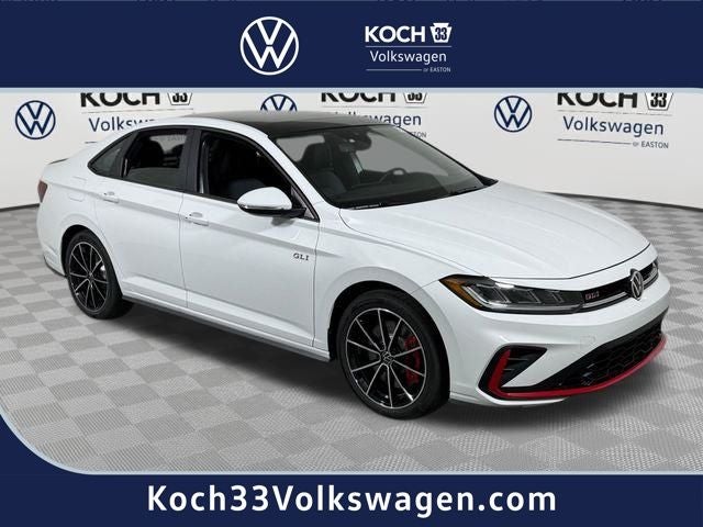 Pure White 2026 Volkswagen Jetta GLI Sedan Front-Wheel Drive 6-Speed Manual
