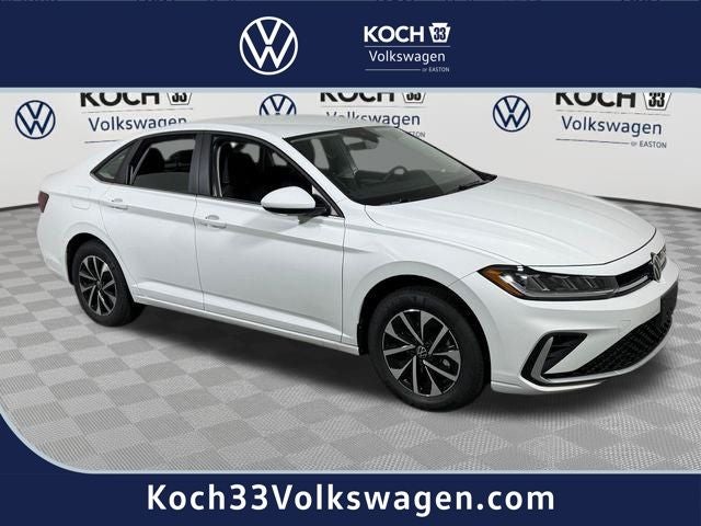 Pure White 2026 Volkswagen Jetta Sedan Front-Wheel Drive 8-Speed Automatic