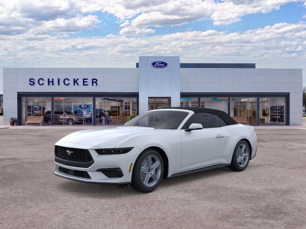 Oxford White 2026 Ford Mustang Convertible Rear-Wheel Drive Automatic