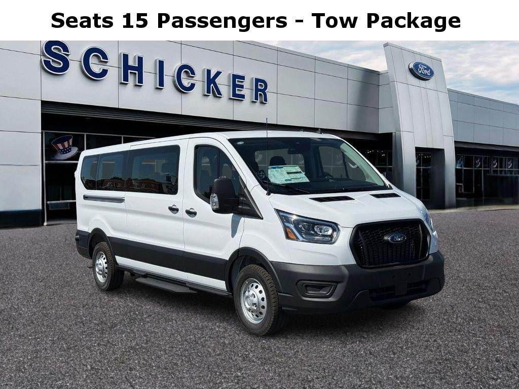 Oxford White 2025 Ford Transit Passenger Van All-Wheel Drive Automatic