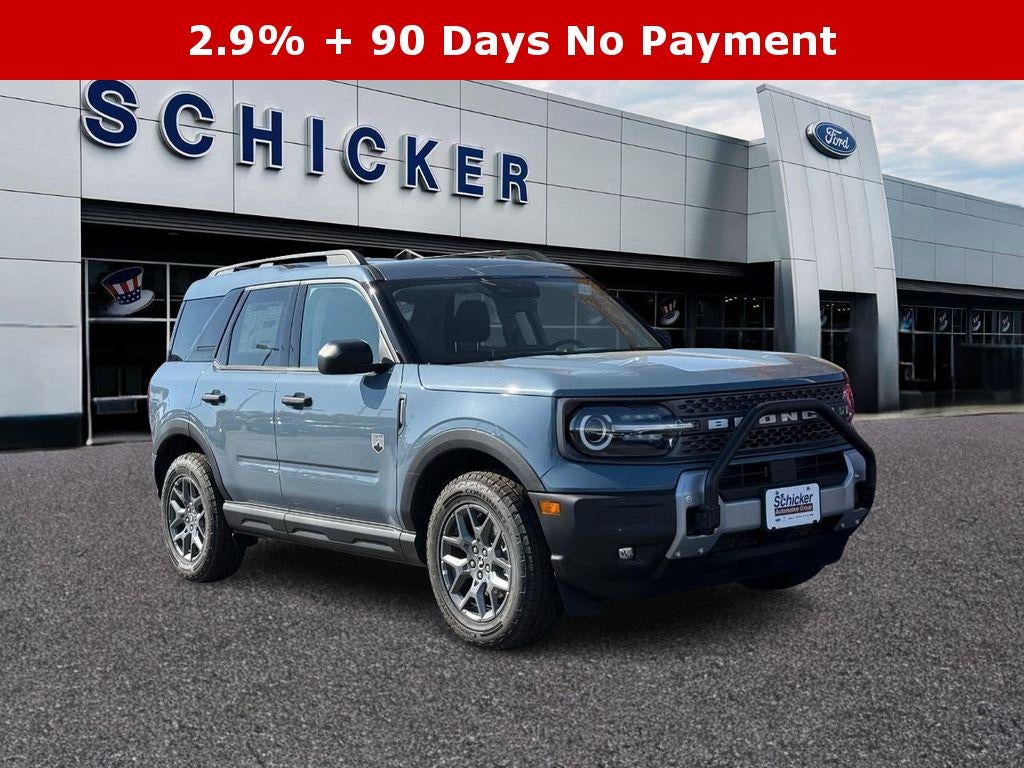 Blue (Azure Gray Metallic Tri-Coat) 2025 Ford Bronco Sport SUV / Crossover All-Wheel Drive 8-Speed Automatic