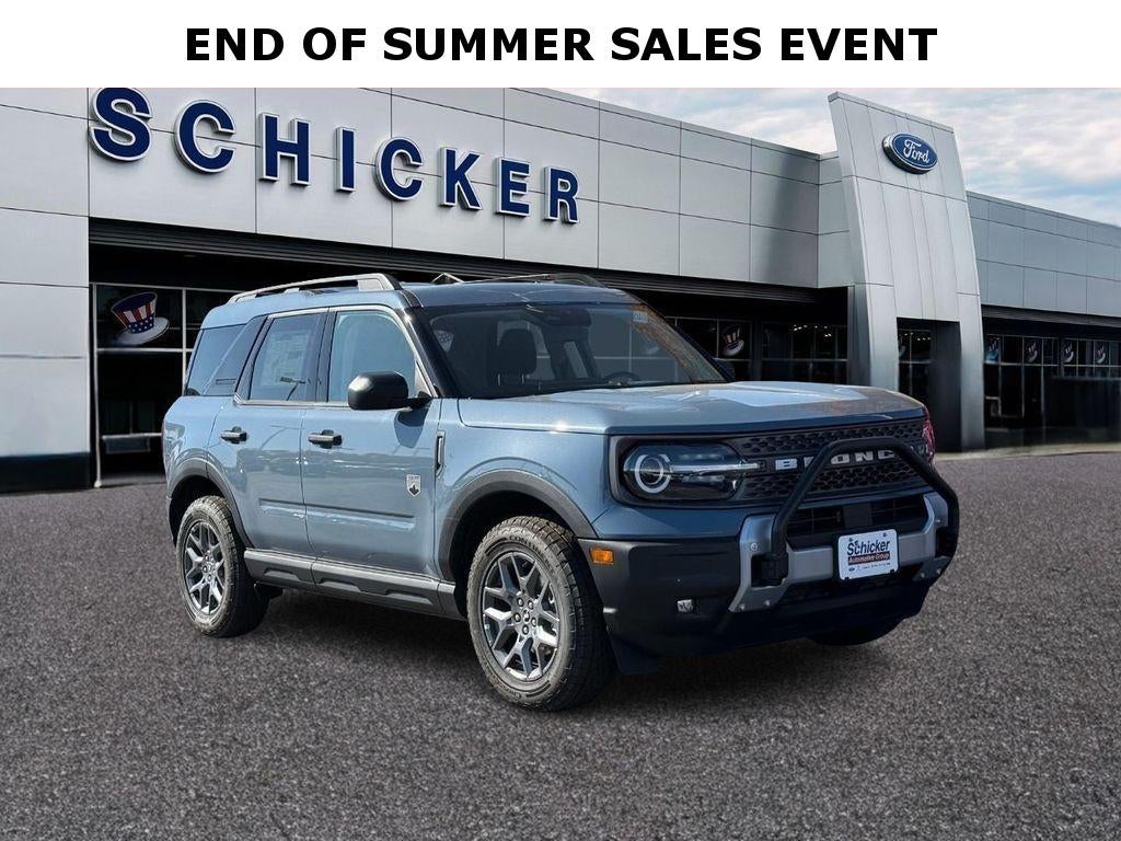 Blue (Azure Gray Metallic Tri-Coat) 2025 Ford Bronco Sport SUV / Crossover All-Wheel Drive 8-Speed Automatic