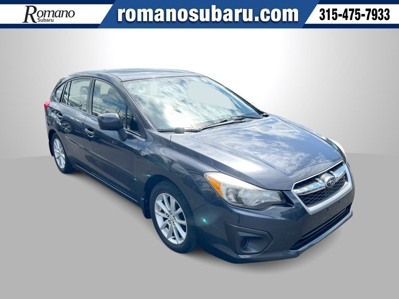 Dark Gray Metallic 2013 Subaru Impreza Hatchback All-Wheel Drive Continuously Variable Transmission