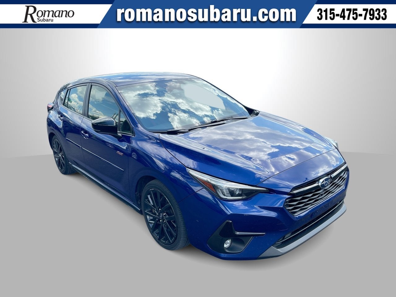 Sapphire Blue Pearl 2024 Subaru Impreza Wagon All-Wheel Drive Continuously Variable Transmission