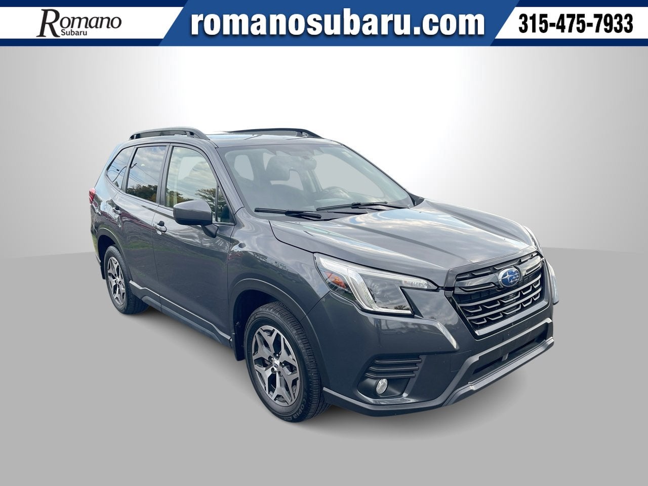 Magnetite Gray Metallic 2023 Subaru Forester SUV / Crossover All-Wheel Drive Continuously Variable Transmission