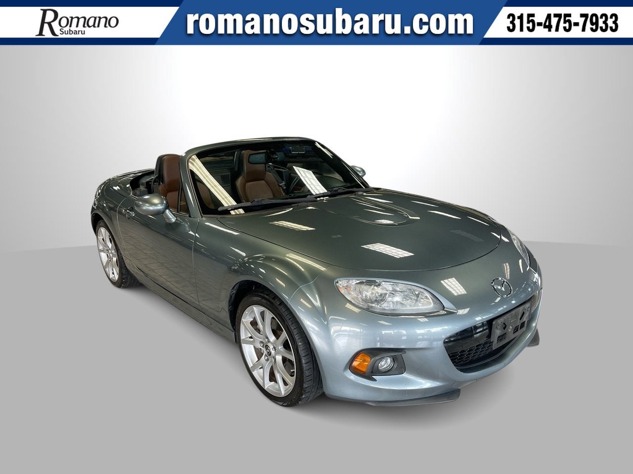 Dolphin Gray Metallic 2013 Mazda MX-5 Miata Convertible Rear-Wheel Drive Manual