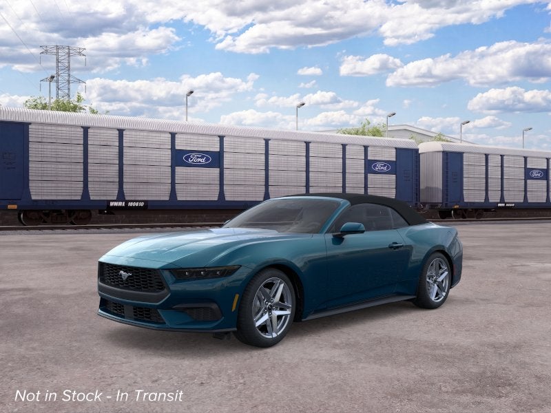 Adriatic Blue Metallic 2026 Ford Mustang Convertible Rear-Wheel Drive Automatic