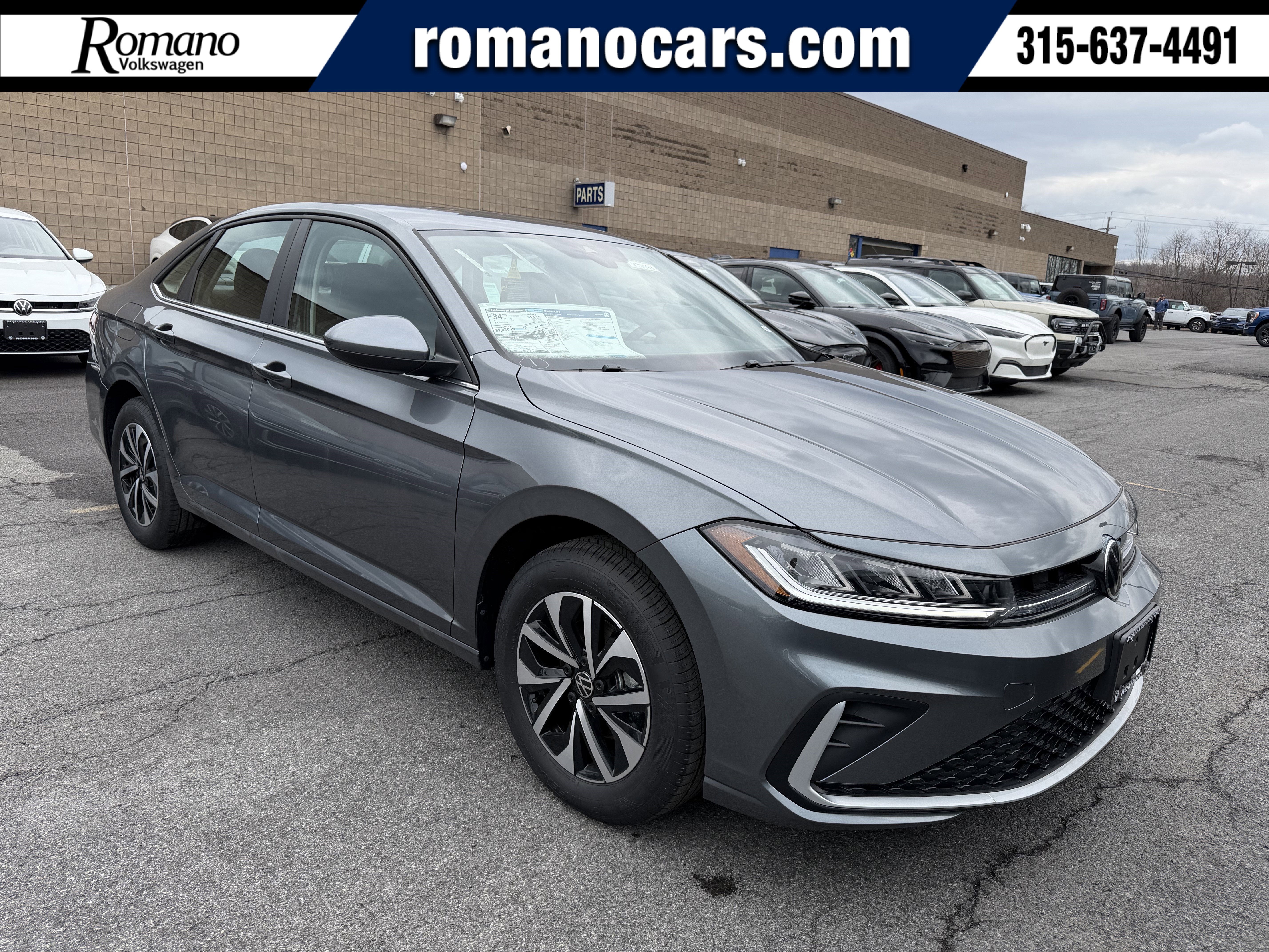 Platinum Gray Metallic 2026 Volkswagen Jetta Sedan Front-Wheel Drive 8-Speed Automatic