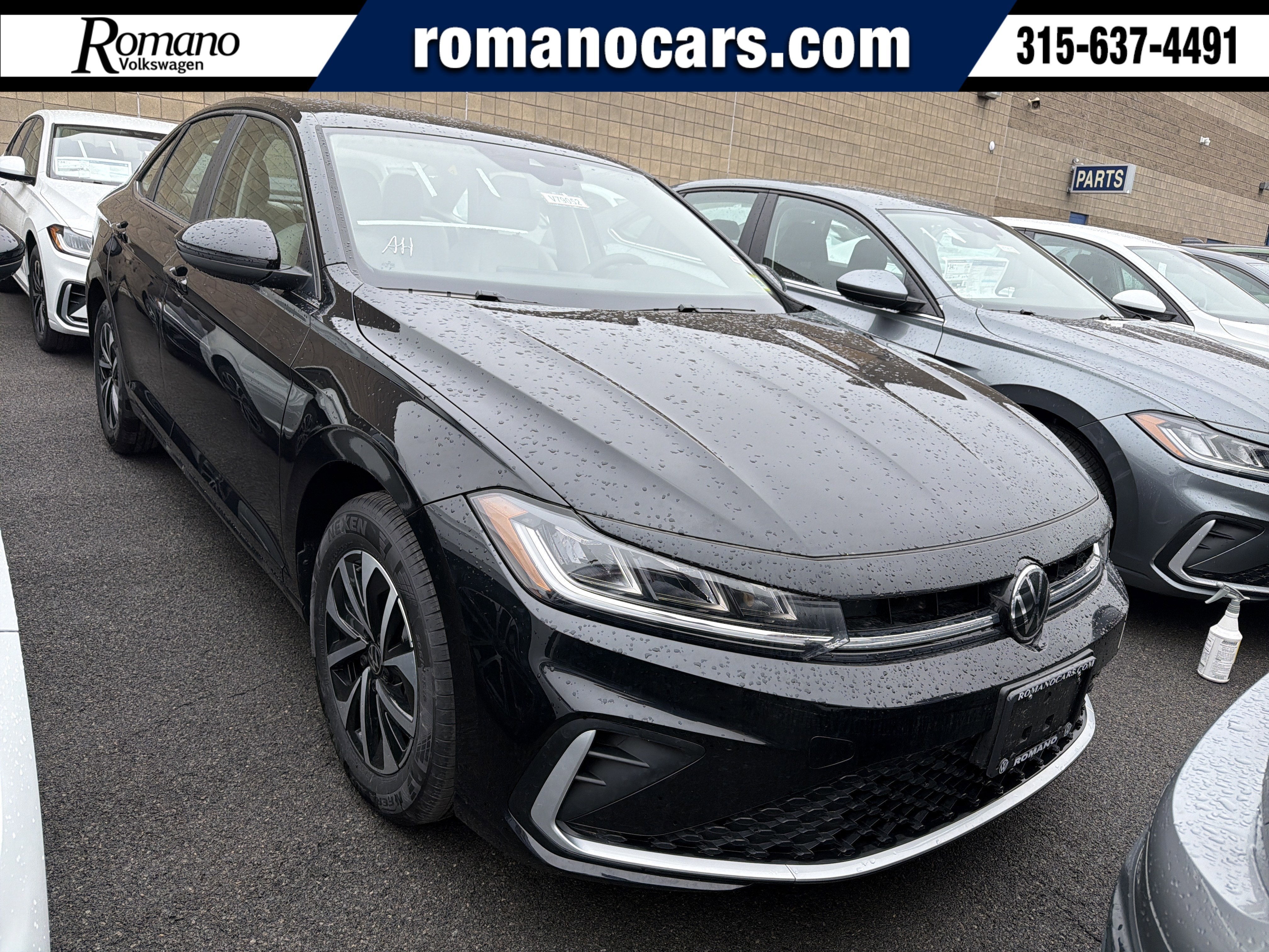 Deep Black Pearl 2026 Volkswagen Jetta Sedan Front-Wheel Drive 8-Speed Automatic