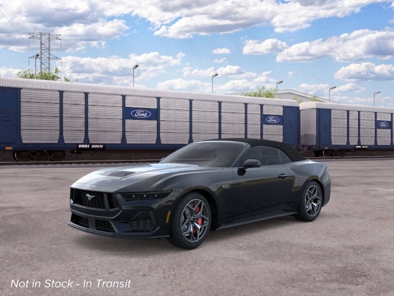 Shadow Black 2026 Ford Mustang Convertible Rear-Wheel Drive 6-Speed Manual