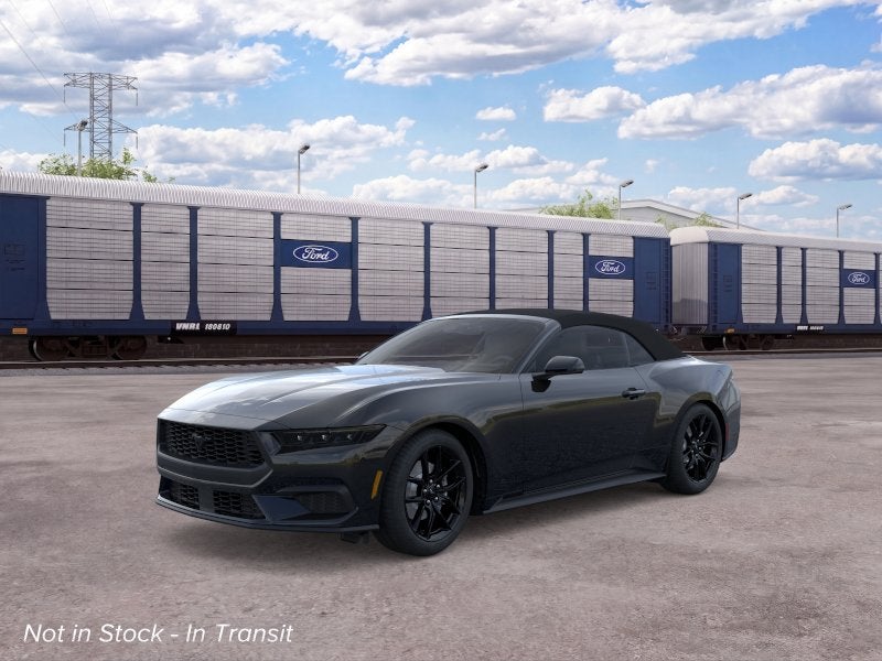 Shadow Black 2026 Ford Mustang Convertible Rear-Wheel Drive Automatic