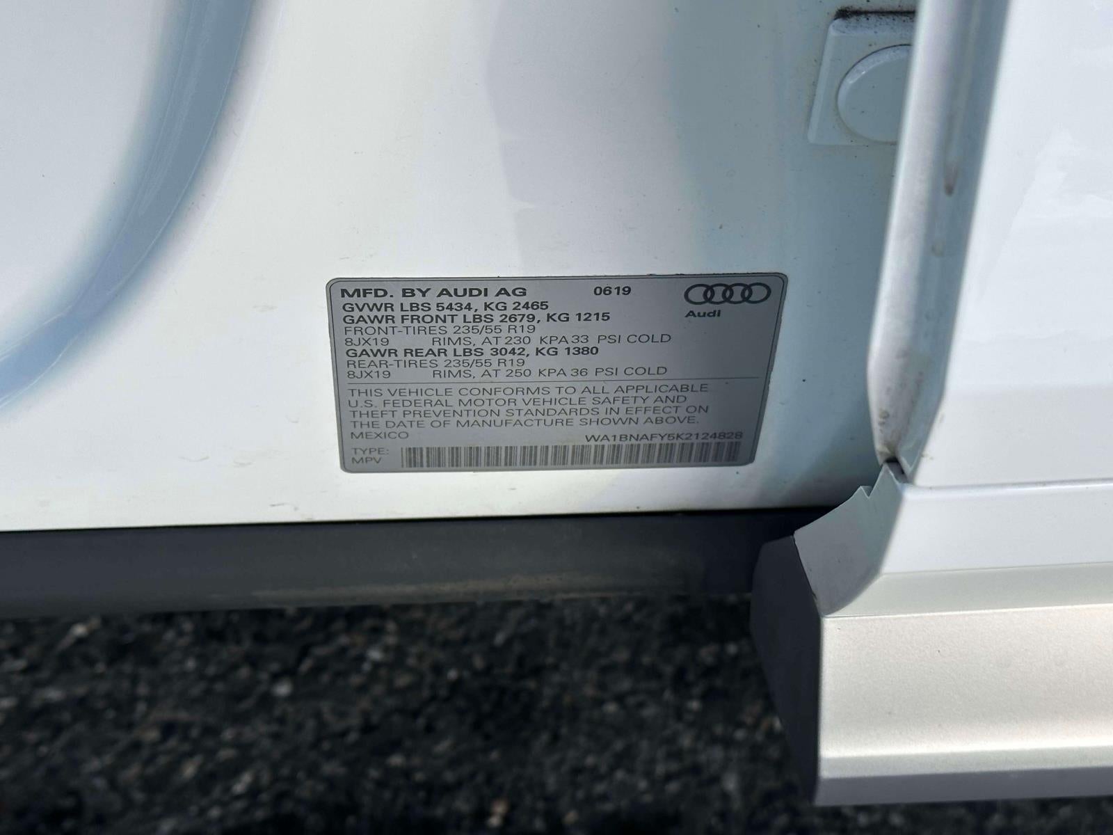 2019 Audi Q5 Premium Plus 45 TFSI quattro