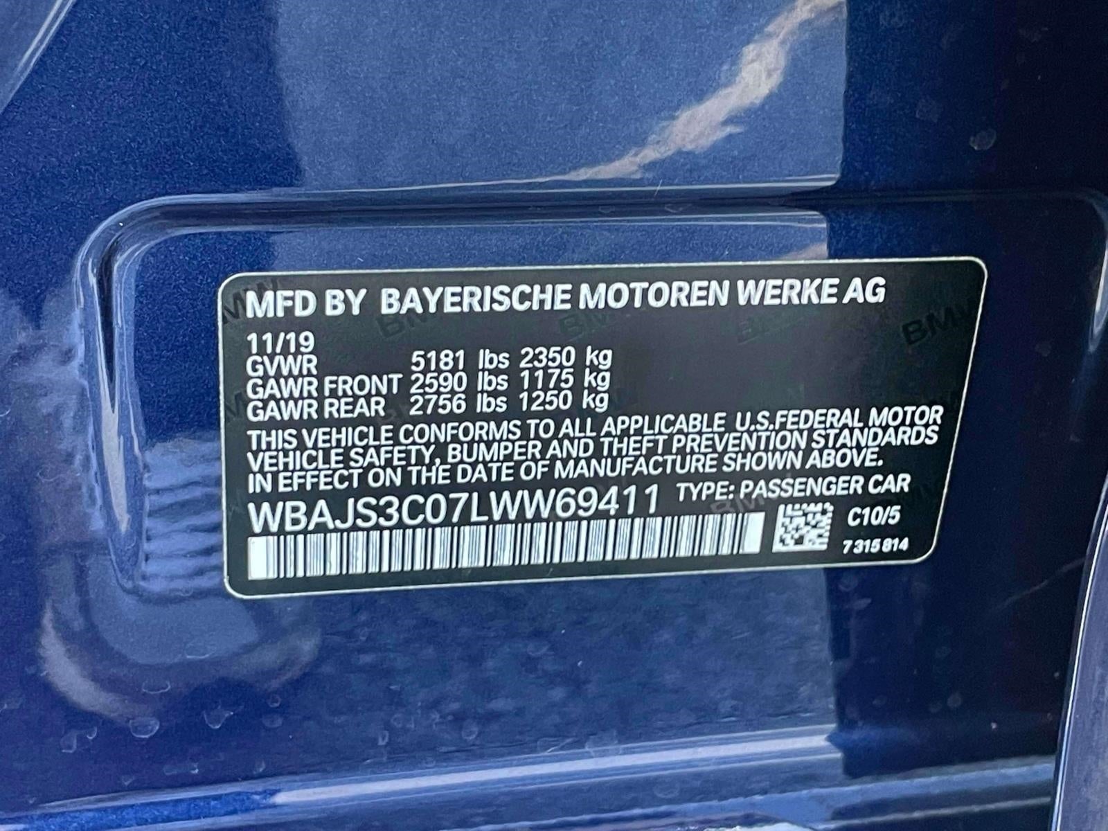 2020 BMW 5 Series 540i xDrive Sedan