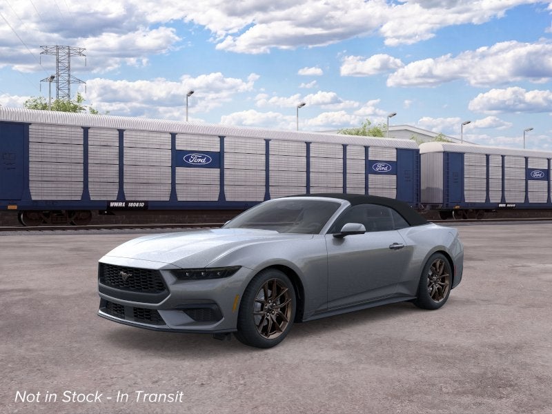 Carbonized Gray Metallic 2026 Ford Mustang Convertible Rear-Wheel Drive Automatic