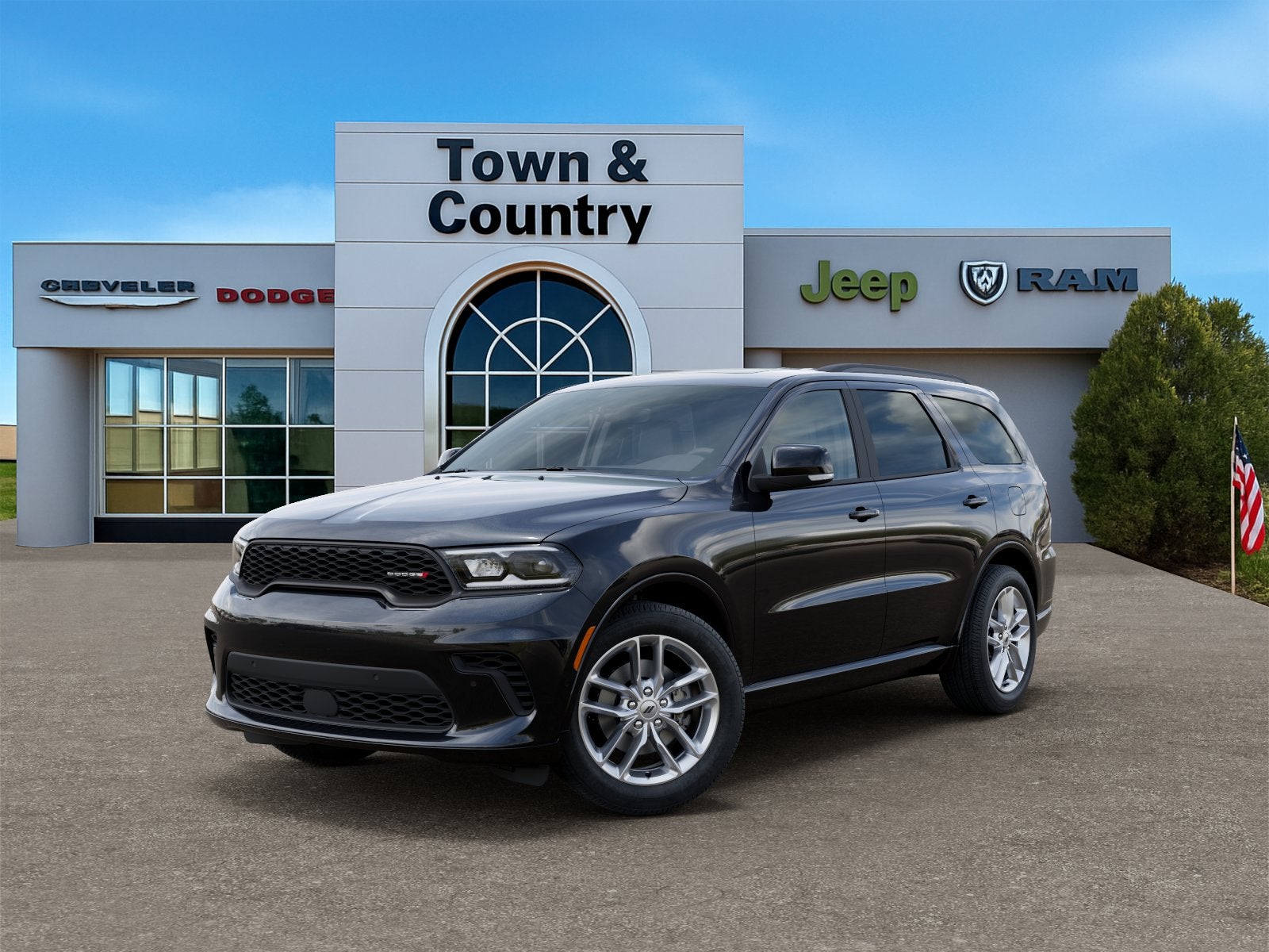 Diamond Black Clear-Coat Exterior Paint 2026 Dodge Durango SUV / Crossover All-Wheel Drive 8-Speed Automatic