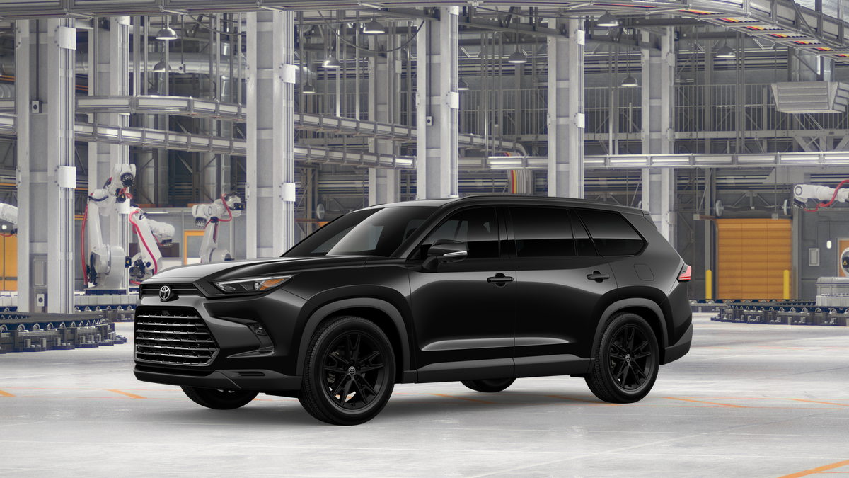 Midnight Black Metallic 2026 Toyota Grand Highlander Hybrid SUV / Crossover All-Wheel Drive Continuously Variable Transmission