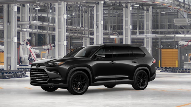 Midnight Black Metallic 2026 Toyota Grand Highlander Hybrid SUV / Crossover All-Wheel Drive Continuously Variable Transmission