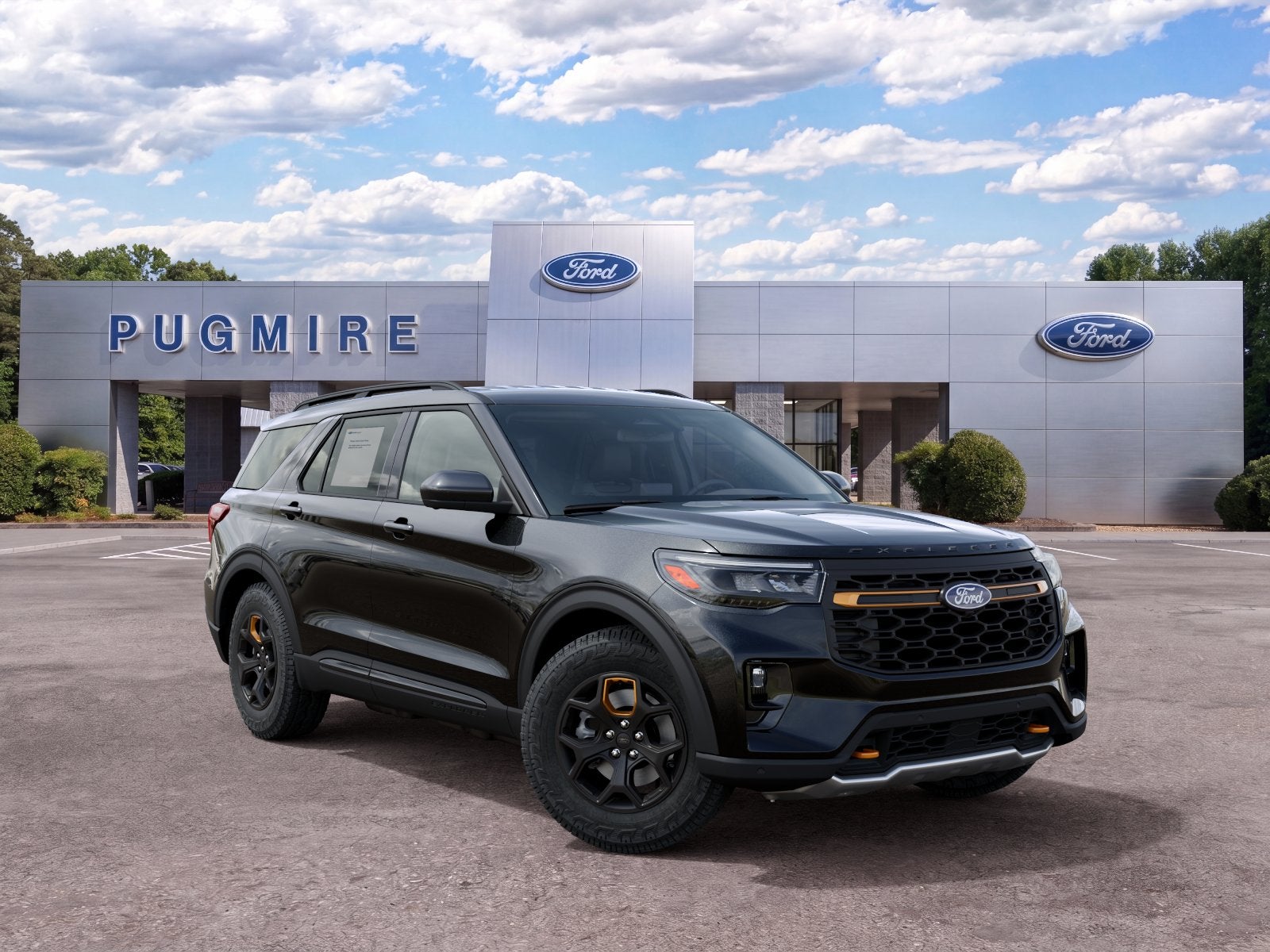 Agate Black Metal 2027 Ford Explorer SUV / Crossover All-Wheel Drive Automatic