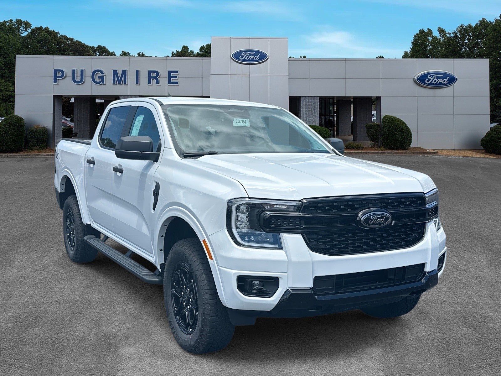 Oxford White 2025 Ford Ranger XLT SuperCrew 4WD Pickup Truck Four-Wheel Drive Automatic