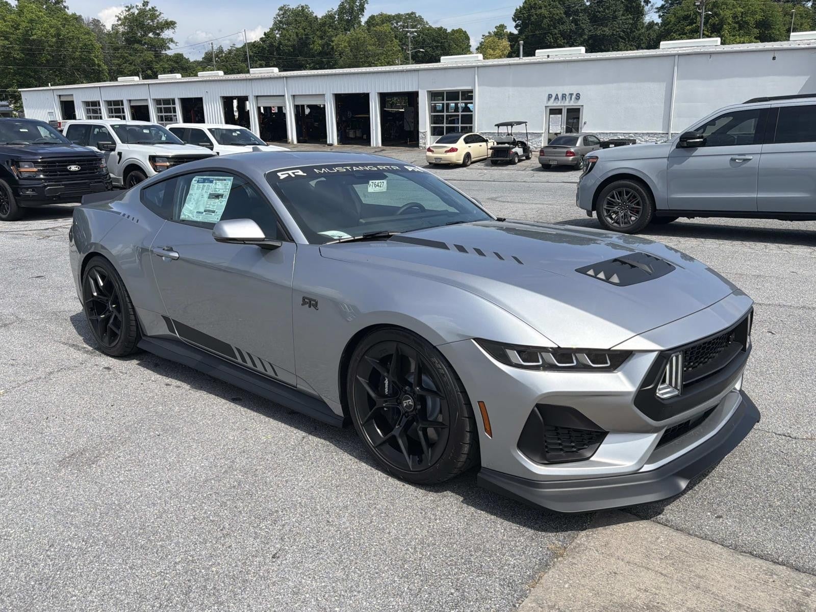 Iconic Silver 2025 Ford Mustang GT Premium Fastback RWD Coupe Rear-Wheel Drive Automatic