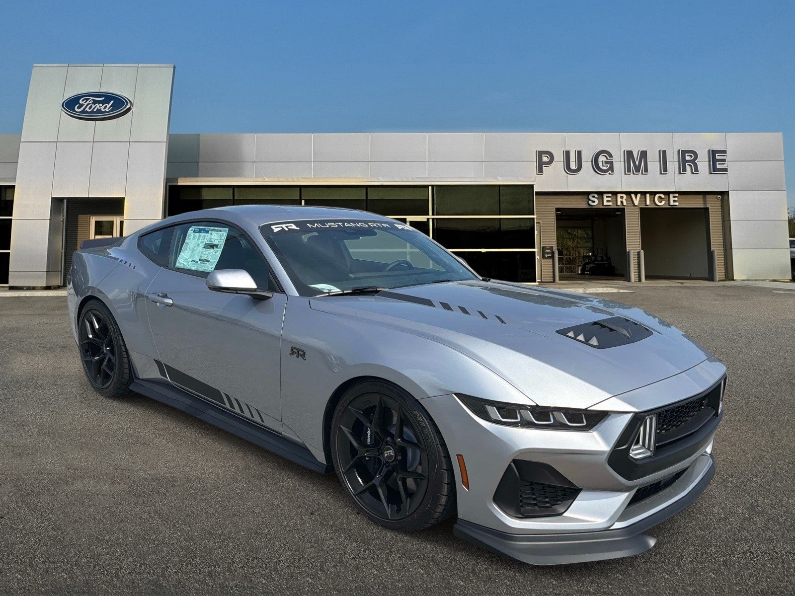 Iconic Silver 2025 Ford Mustang Coupe Rear-Wheel Drive Automatic