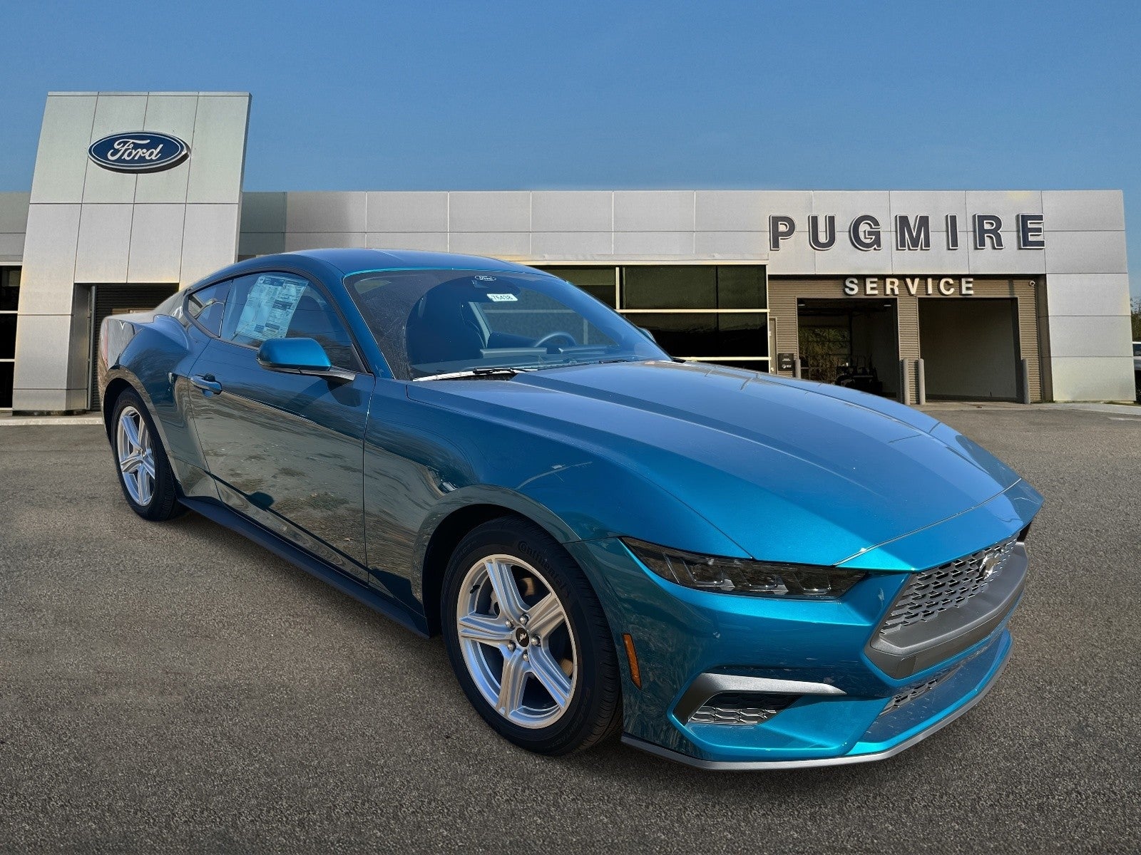 Adriatic Blue Metallic 2026 Ford Mustang Coupe Rear-Wheel Drive Automatic