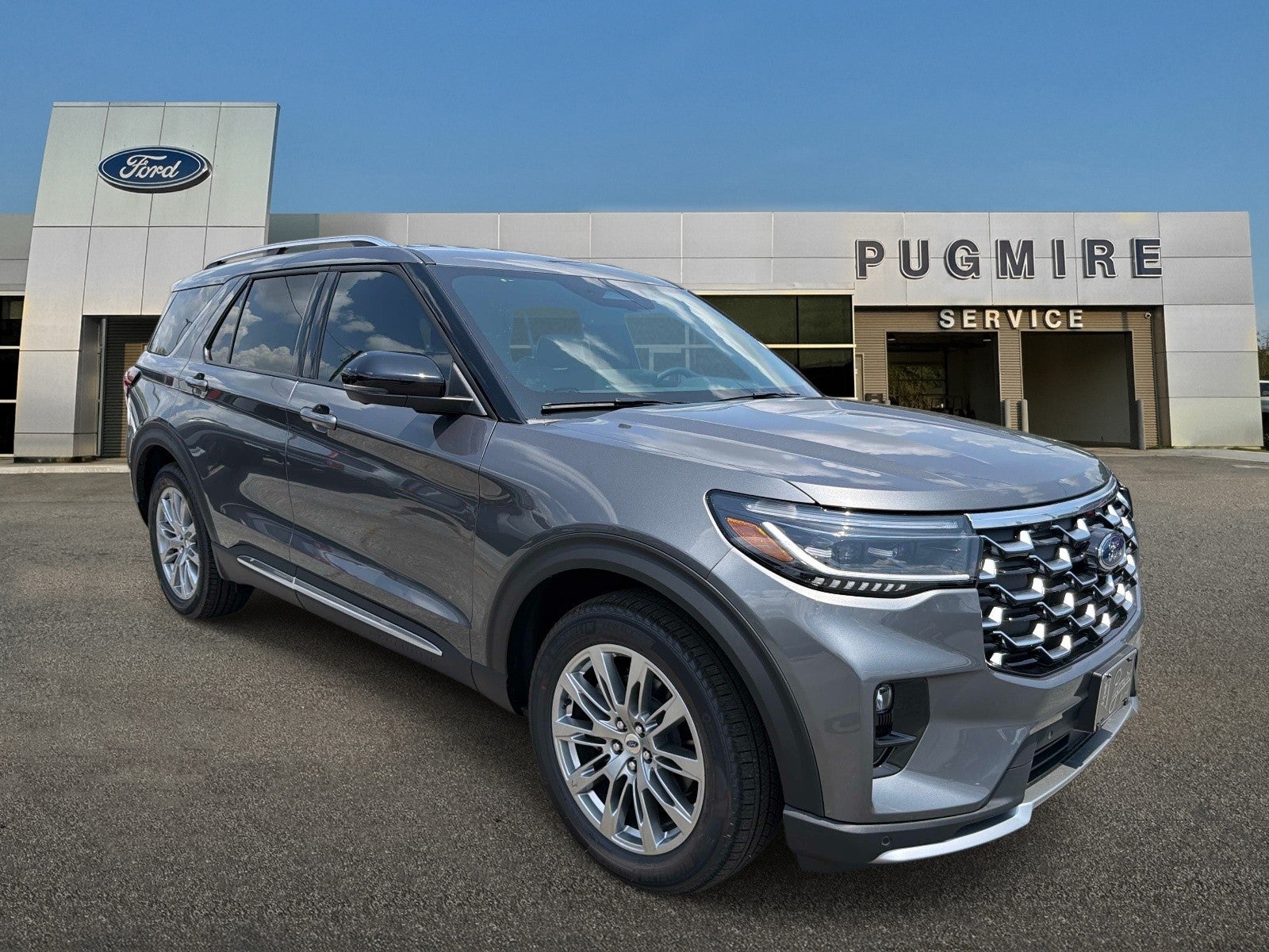 Carbonized Gray Metallic 2026 Ford Explorer SUV / Crossover Rear-Wheel Drive Automatic