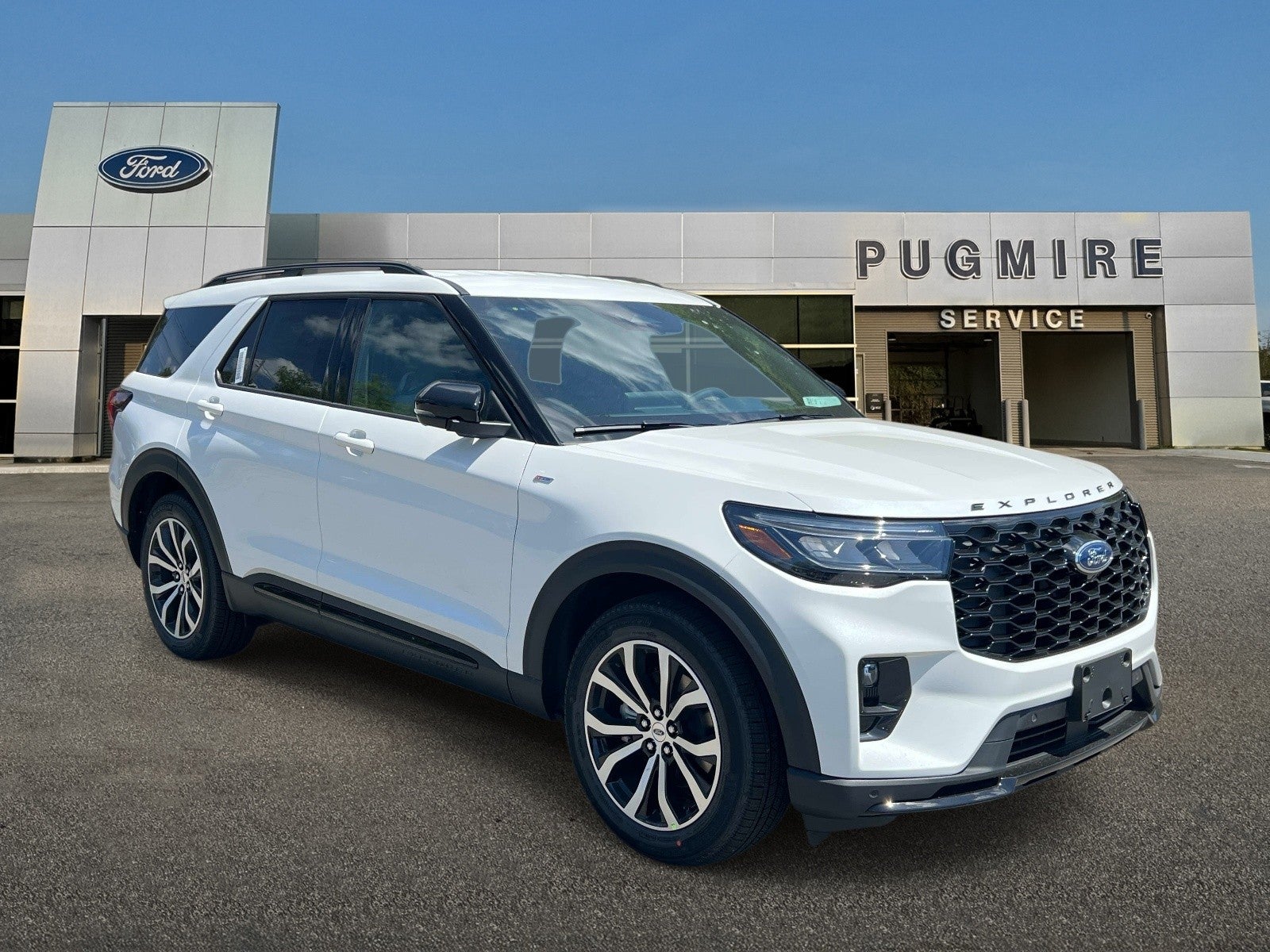 Star White Met 2026 Ford Explorer SUV / Crossover Rear-Wheel Drive Automatic