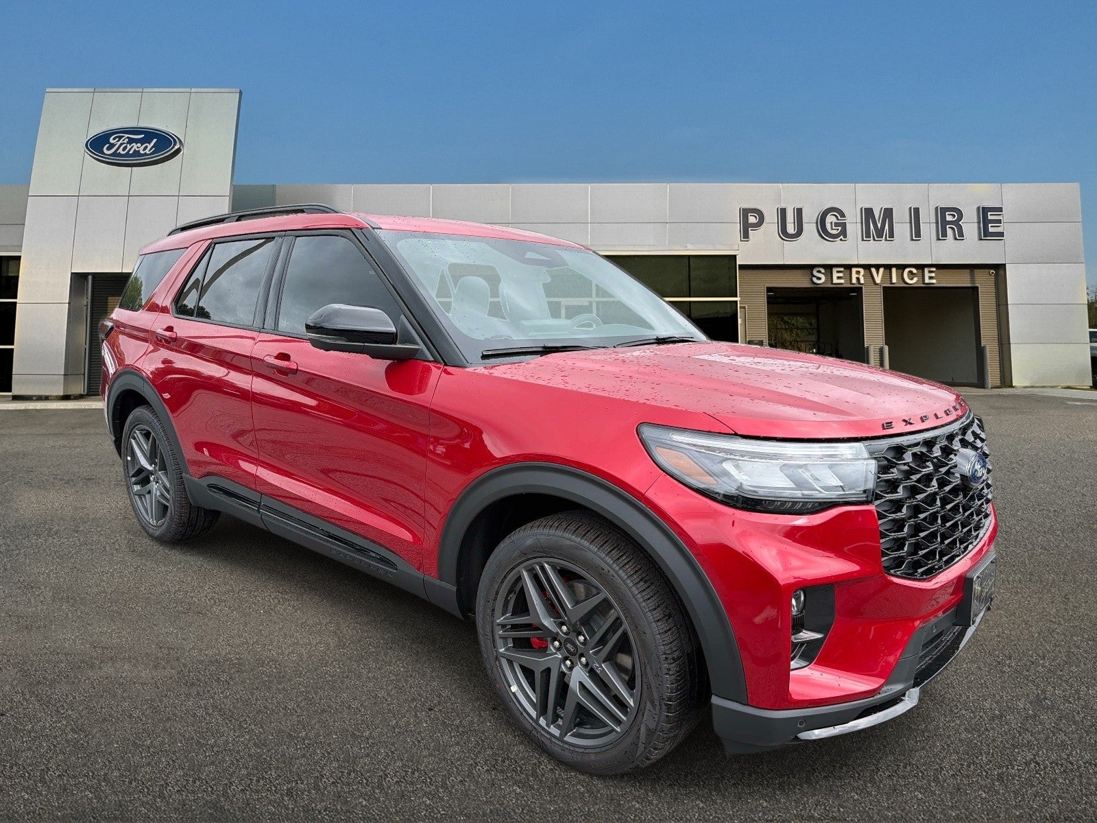 Rapid Red Met Tinted Cc 2026 Ford Explorer SUV / Crossover All-Wheel Drive Automatic