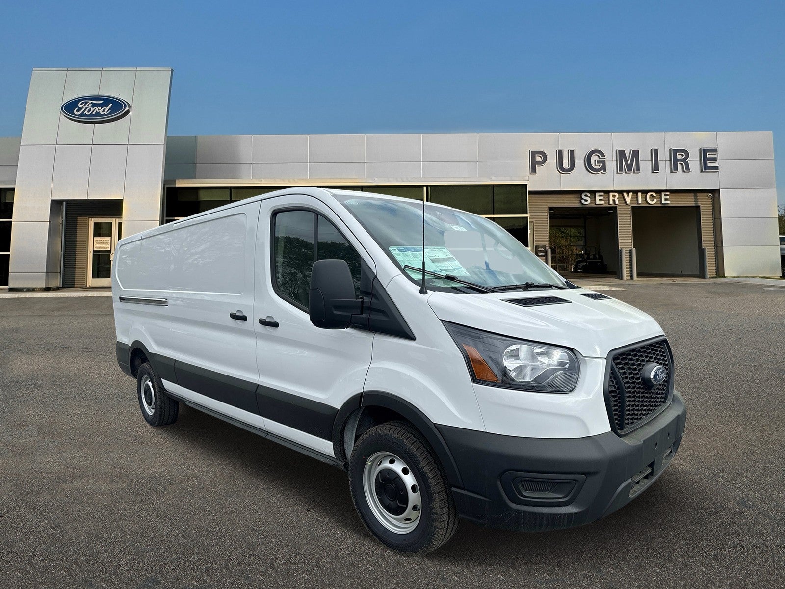 Oxford White 2025 Ford Transit Cargo 250 Low Roof RWD Van Rear-Wheel Drive Automatic