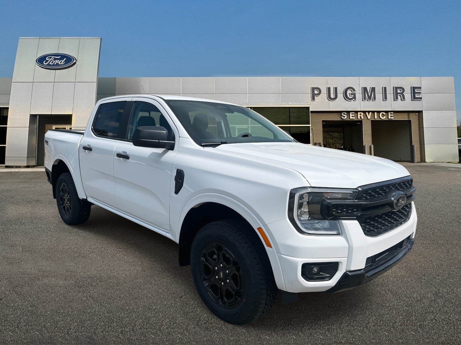 Oxford White 2025 Ford Ranger Pickup Truck Four-Wheel Drive Automatic