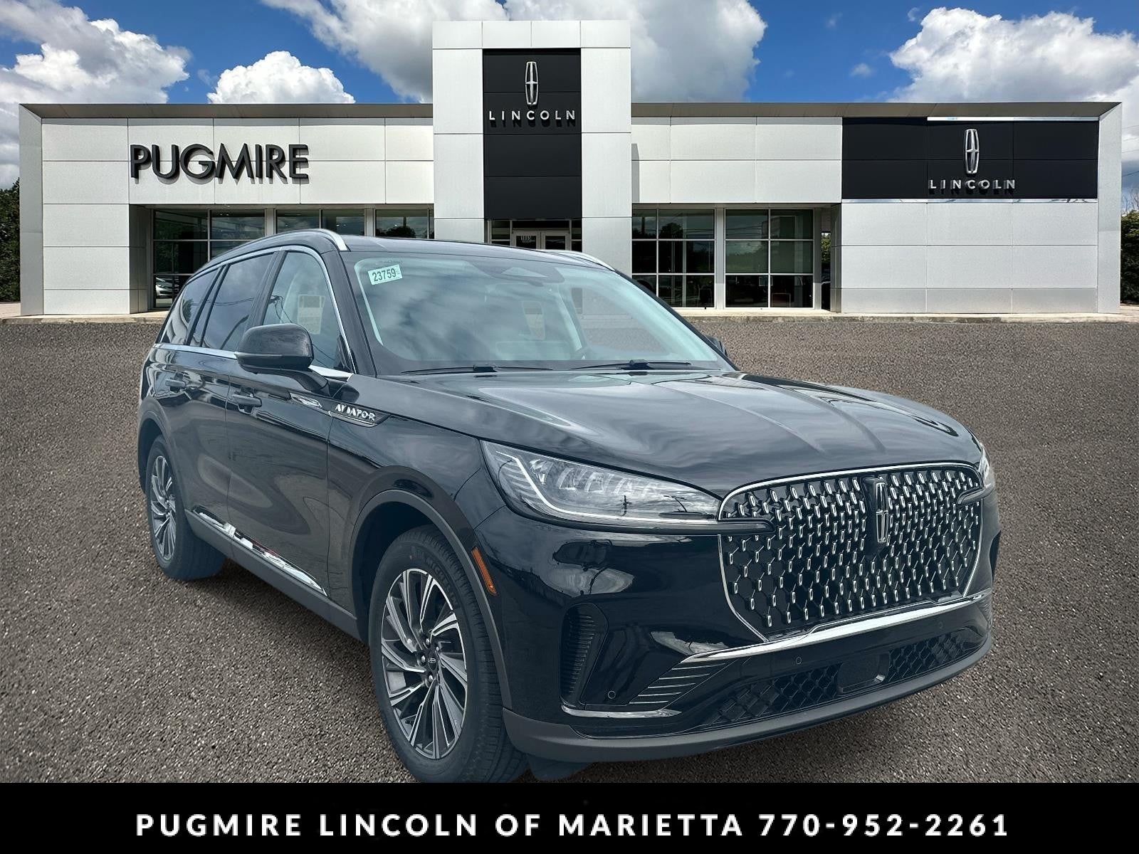 Infinite Black Metallic Clearcoat 2026 Lincoln Aviator SUV / Crossover Rear-Wheel Drive Automatic